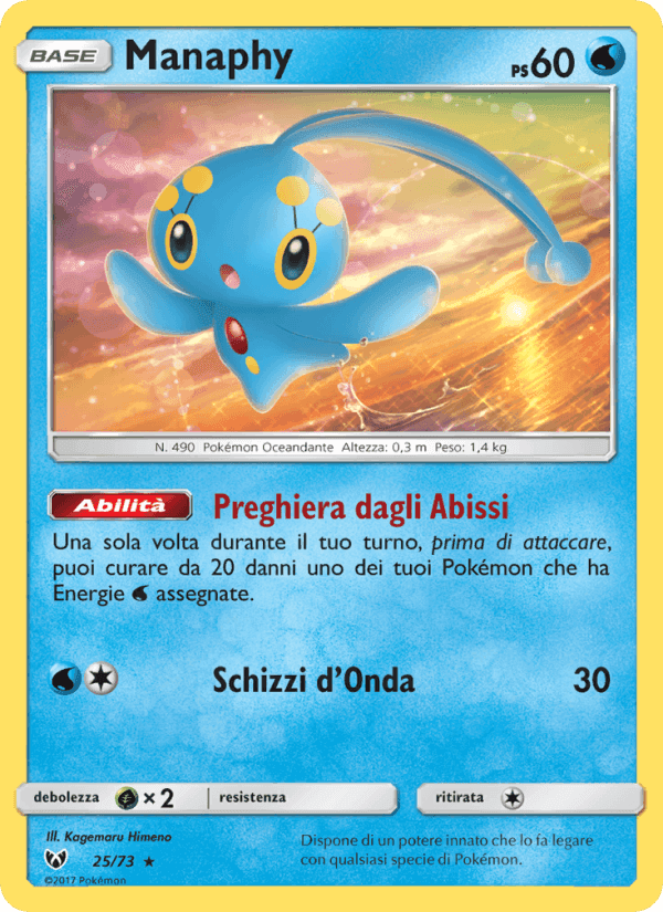 Manaphy, carta 25 di Leggende Iridescenti