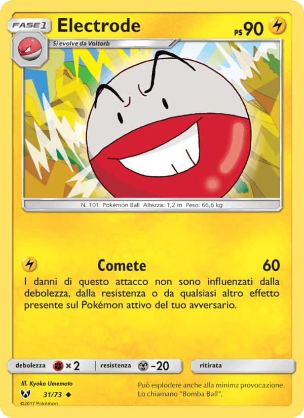 Electrode, carta 31 di Leggende Iridescenti