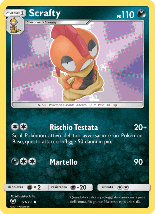 Scrafty, carta 51 di Leggende Iridescenti