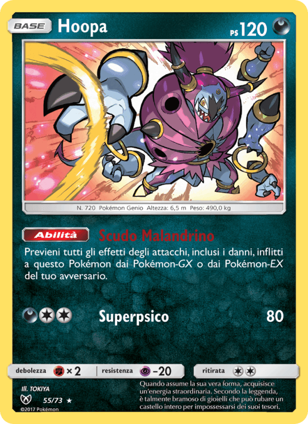 Hoopa, carta 55 di Leggende Iridescenti