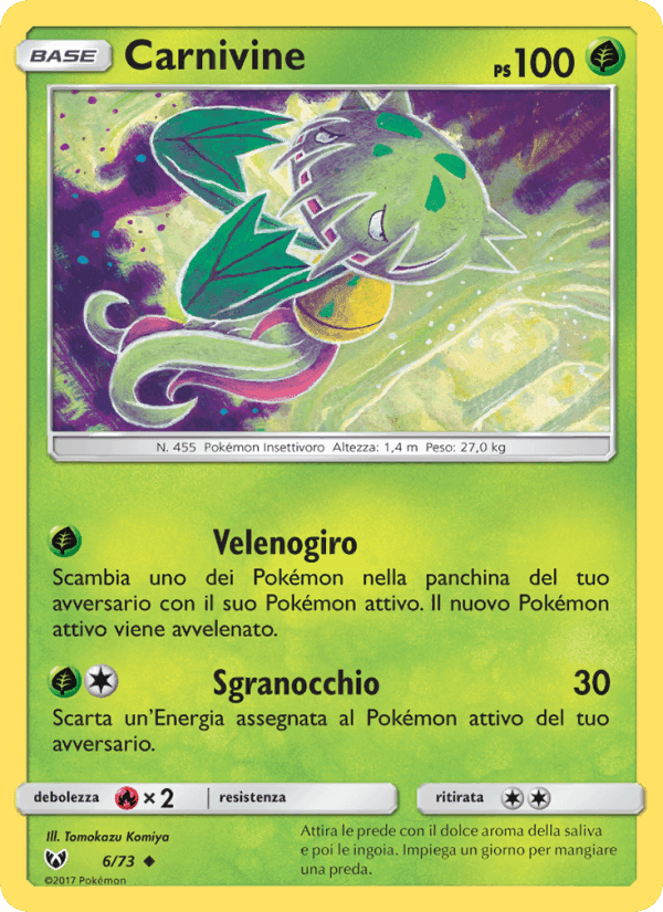 Carnivine, carta 6 di Leggende Iridescenti