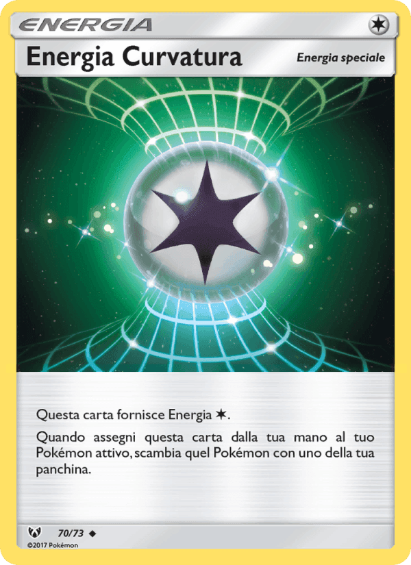 Energia Curvatura, carta 70 di Leggende Iridescenti