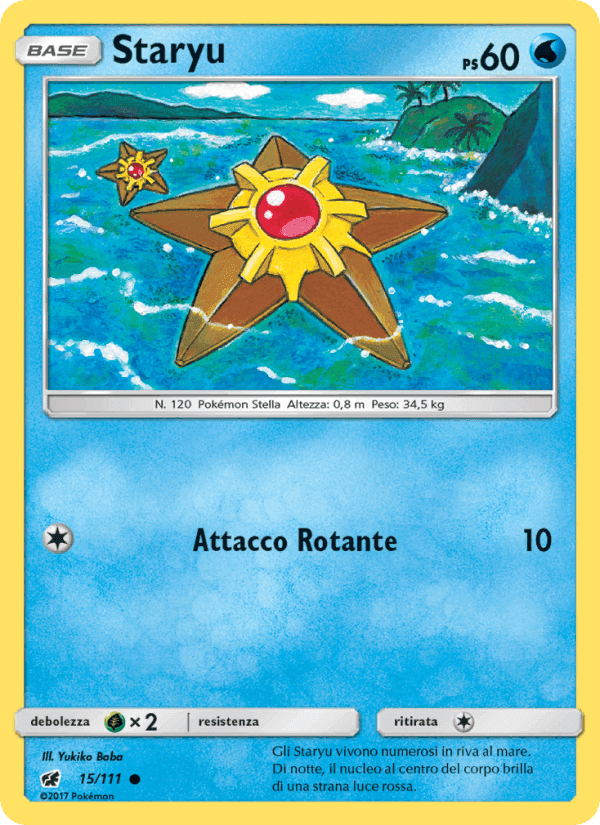 Staryu, carta 15 di Invasione Scarlatta