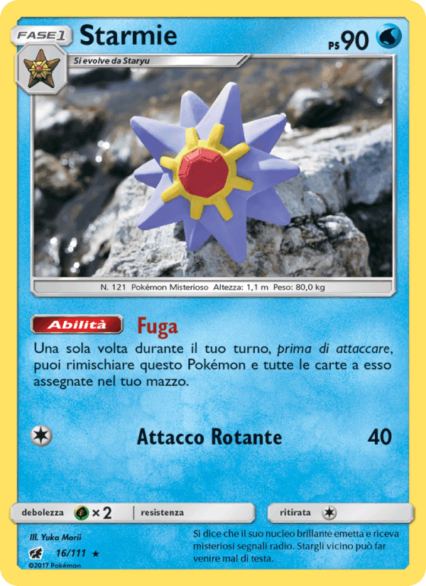 Starmie, carta 16 di Invasione Scarlatta