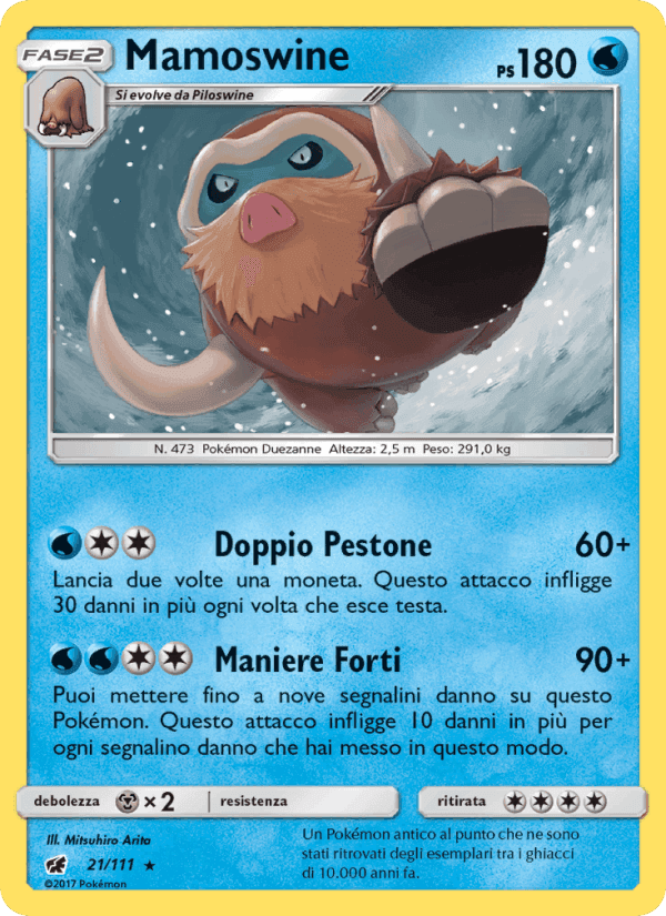 Mamoswine, carta 21 di Invasione Scarlatta