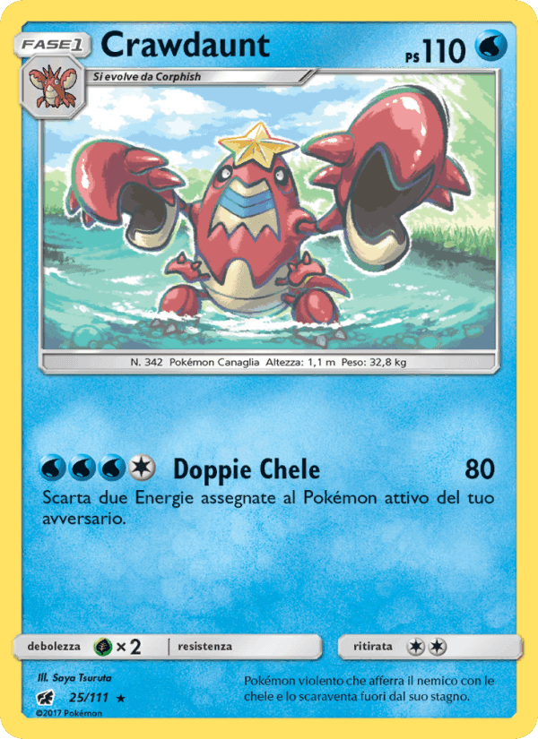 Crawdaunt, carta 25 di Invasione Scarlatta