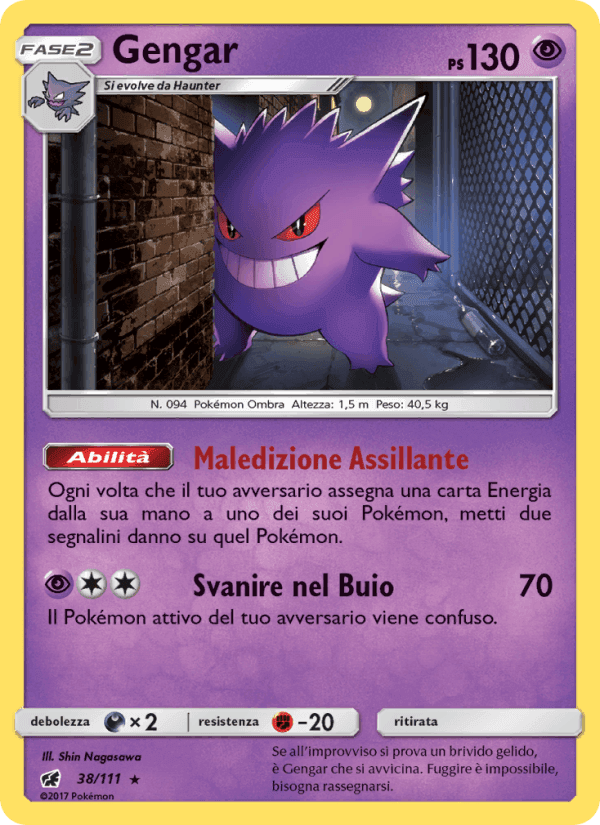 Gengar, carta 38 di Invasione Scarlatta