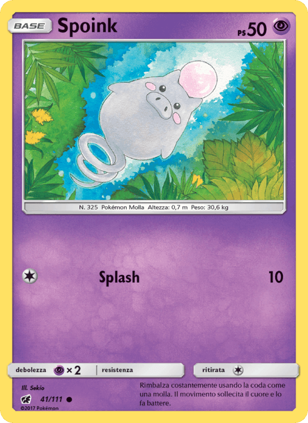 Spoink, carta 41 di Invasione Scarlatta