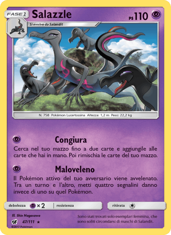 Salazzle, carta 47 di Invasione Scarlatta
