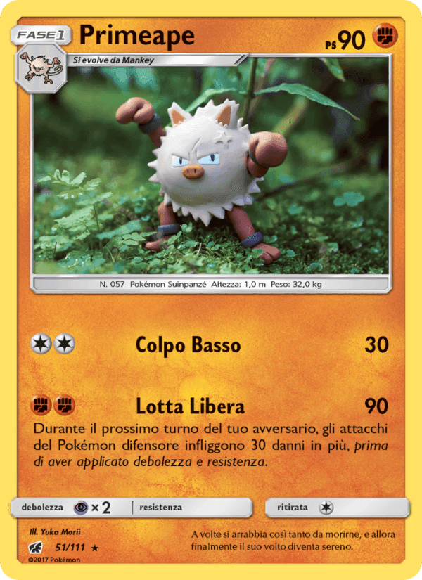 Primeape, carta 51 di Invasione Scarlatta