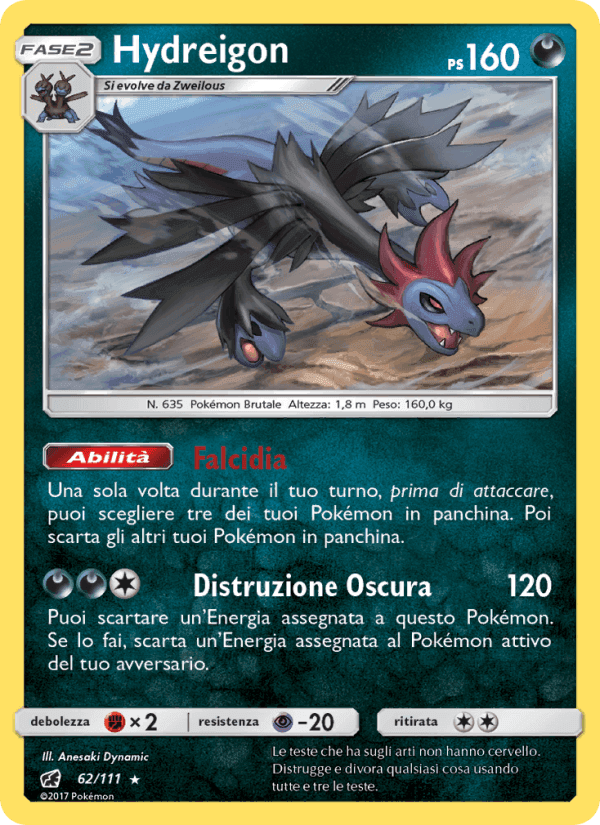 Hydreigon, carta 62 di Invasione Scarlatta