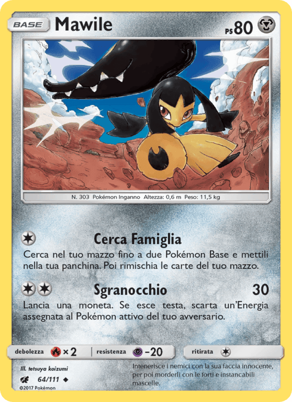 Mawile, carta 64 di Invasione Scarlatta