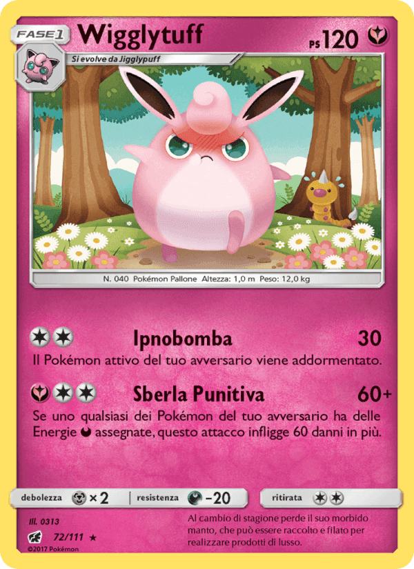 Wigglytuff, carta 72 di Invasione Scarlatta