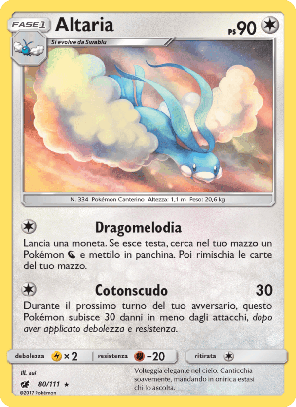Altaria, carte 80 de Invasione Scarlatta
