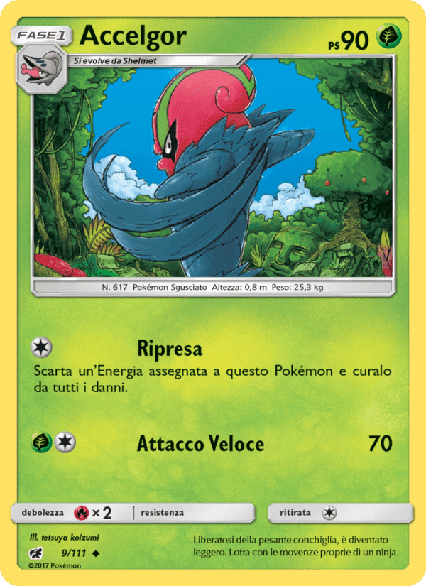 Accelgor, carta 9 di Invasione Scarlatta