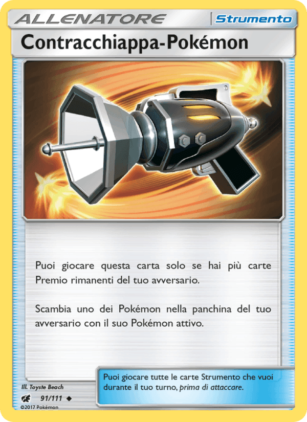 Contracchiappa-Pokémon, card 91 from Invasione Scarlatta