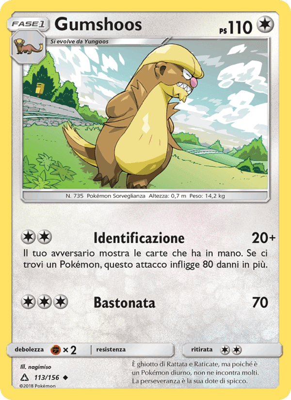 Gumshoos, carta 113 di Ultraprisma