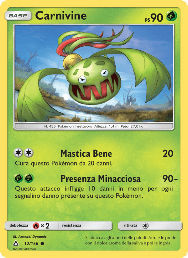 Carnivine, carta 12 di Ultraprisma