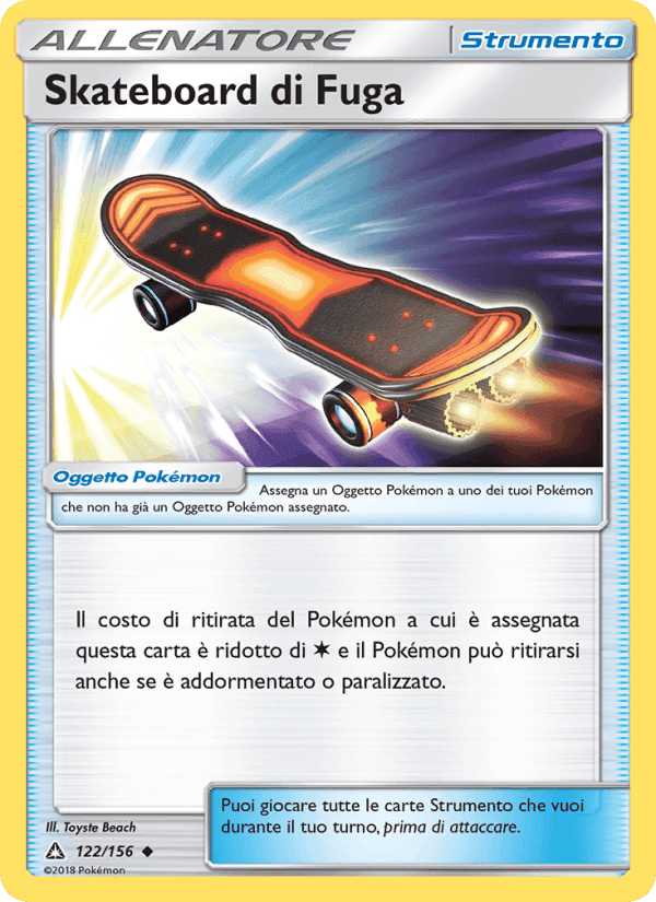 Skateboard di Fuga, card 122 from Ultraprisma