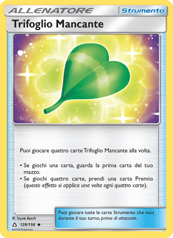 Trifoglio Mancante, carta 129 di Ultraprisma