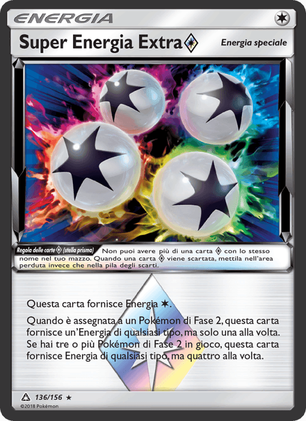 Super Energia Extra ◇, carta 136 di Ultraprisma