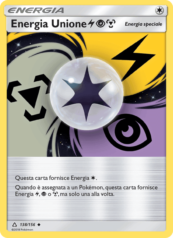 Energia Unione LightningPsychicMetal, card 138 from Ultraprisma
