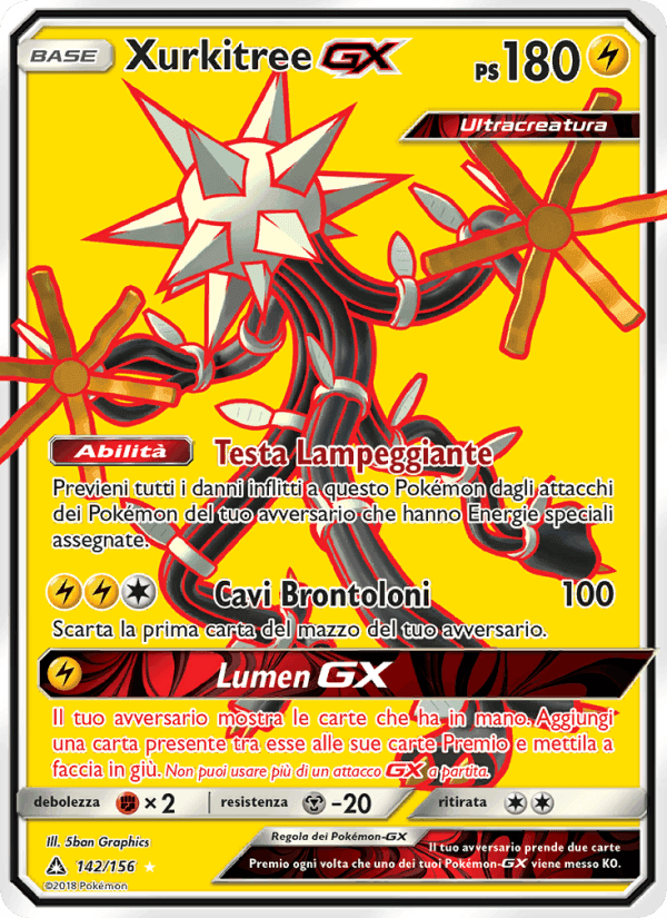 Xurkitree GX, carte 142 de Ultraprisma