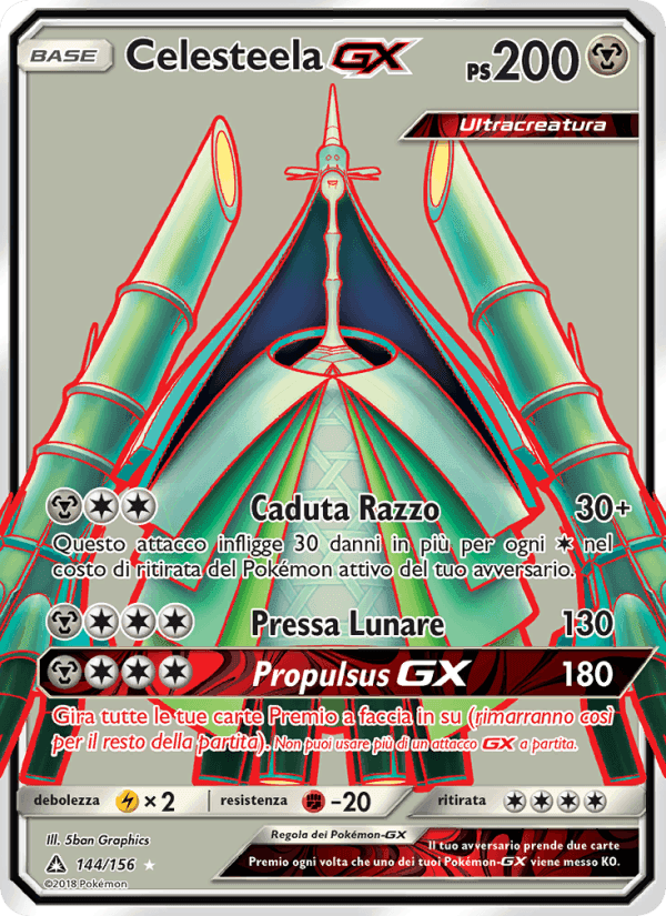 Celesteela GX, carta 144 di Ultraprisma