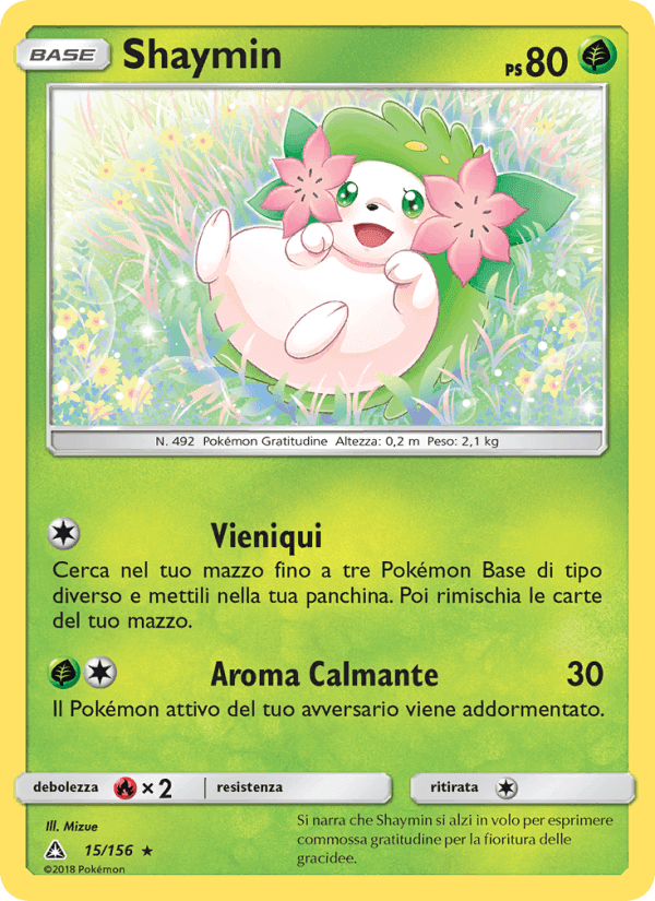 Shaymin, carta 15 di Ultraprisma