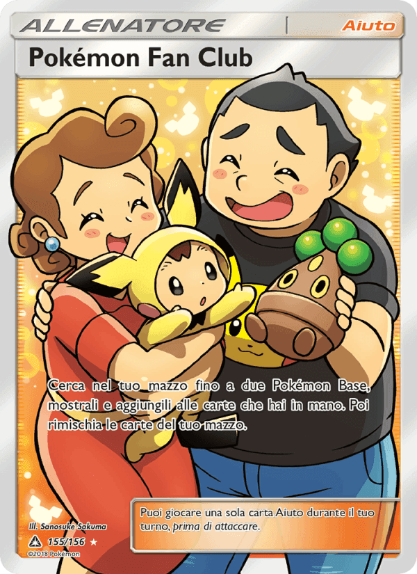 Pokémon Fan Club, carta 155 de Ultraprisma