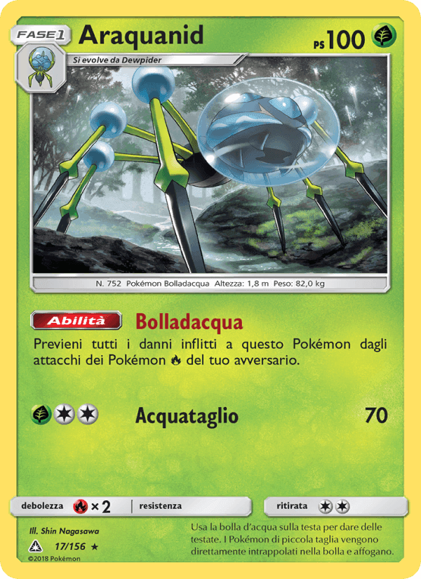 Araquanid, carta 17 di Ultraprisma