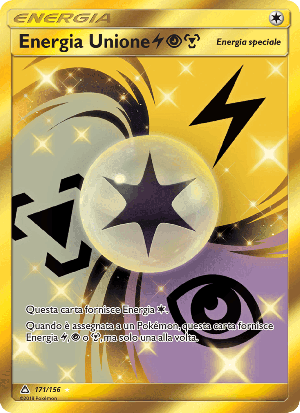 Energia Unione LightningPsychicMetal, card 171 from Ultraprisma