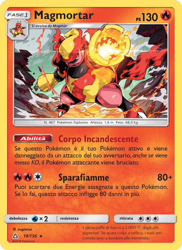 Magmortar, carta 19 di Ultraprisma