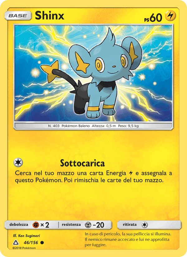 Shinx, carta 46 di Ultraprisma