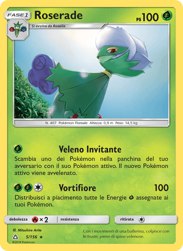 Roserade, carta 5 de Ultraprisma
