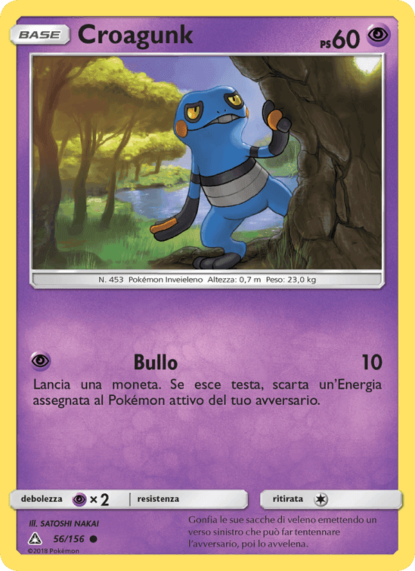Croagunk, carta 56 di Ultraprisma