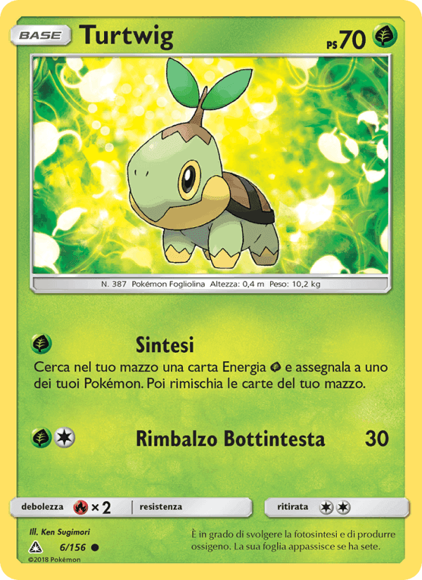 Turtwig, carta 6 di Ultraprisma