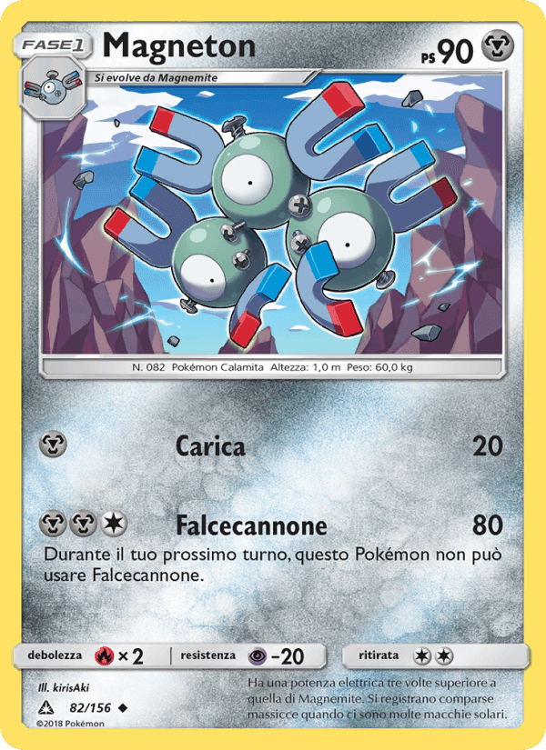 Magneton, carta 82 di Ultraprisma
