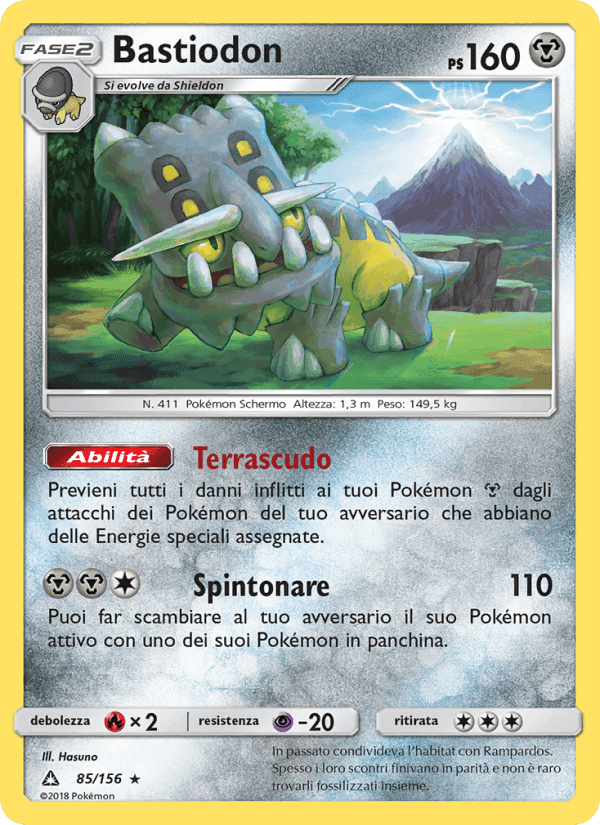 Bastiodon, carta 85 di Ultraprisma
