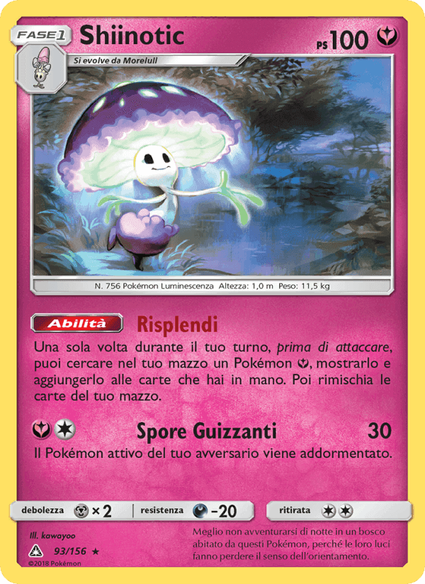 Shiinotic, card 93 from Ultraprisma