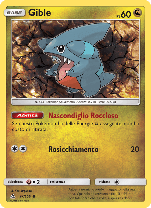 Gible, carta 97 di Ultraprisma