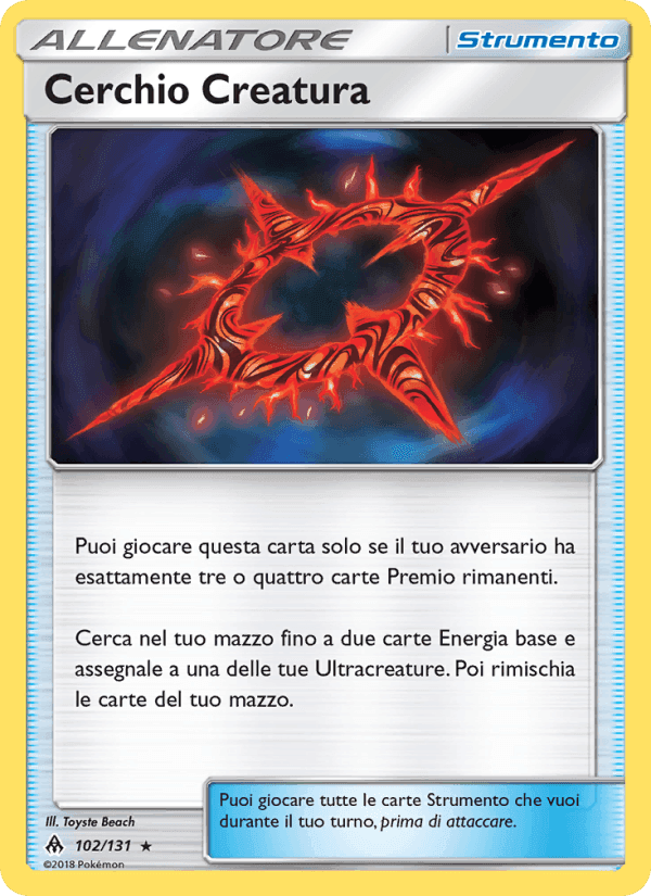 Cerchio Creatura, carta 102 di Apocalisse Di Luce