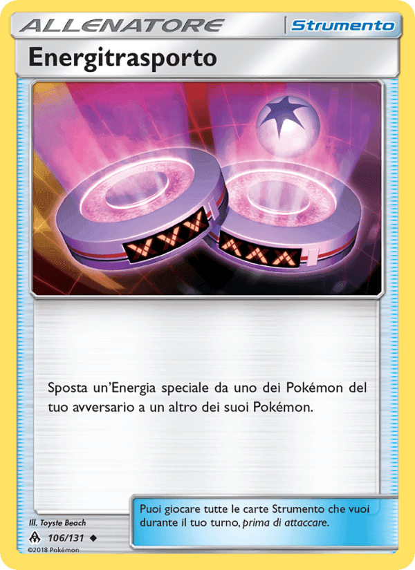 Energitrasporto, carta 106 di Apocalisse Di Luce