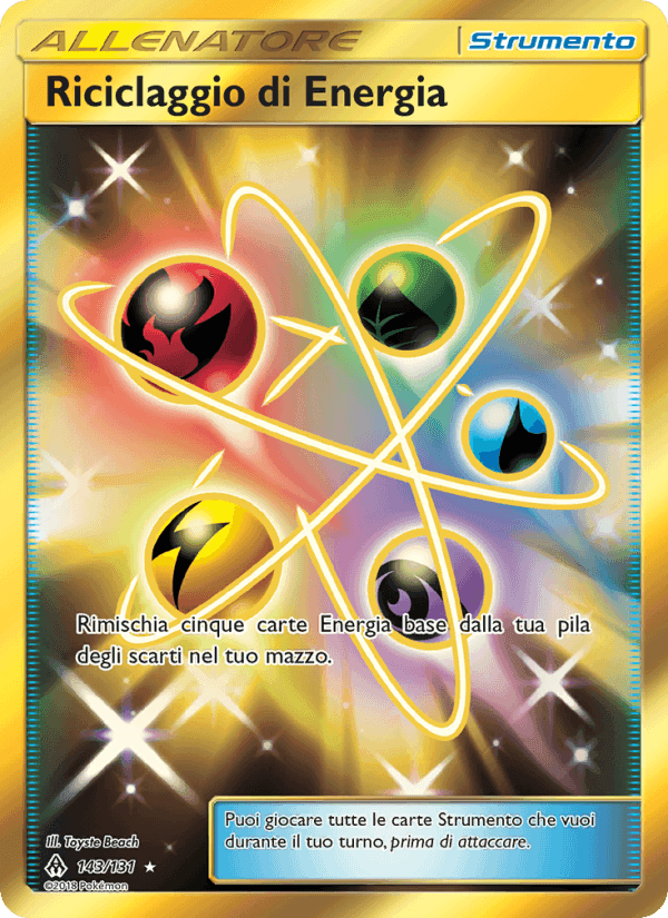 Riciclaggio di Energia, carte 143 de Apocalisse Di Luce