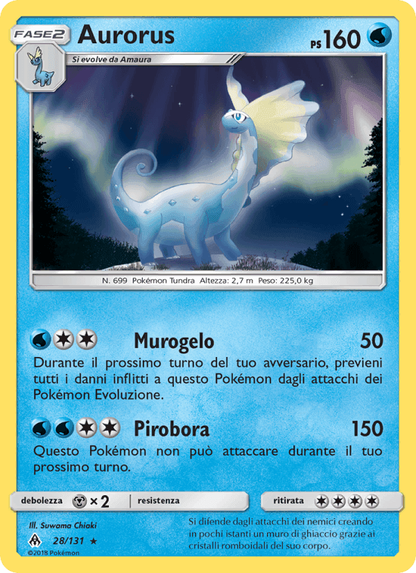 Aurorus, carta 28 di Apocalisse Di Luce