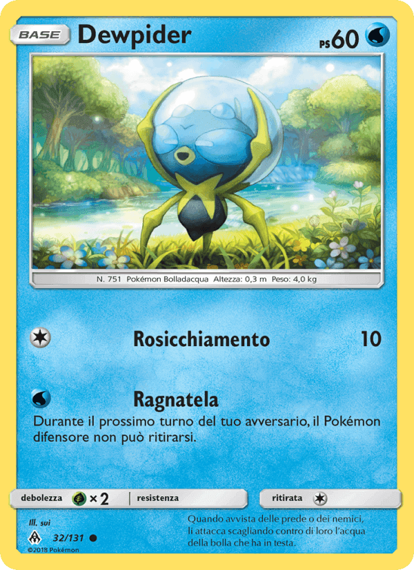Dewpider, carta 32 di Apocalisse Di Luce