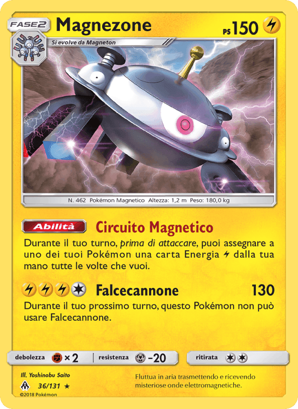 Magnezone, carta 36 di Apocalisse Di Luce