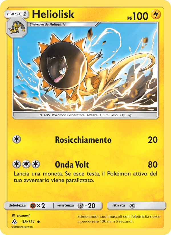Heliolisk, carta 38 di Apocalisse Di Luce