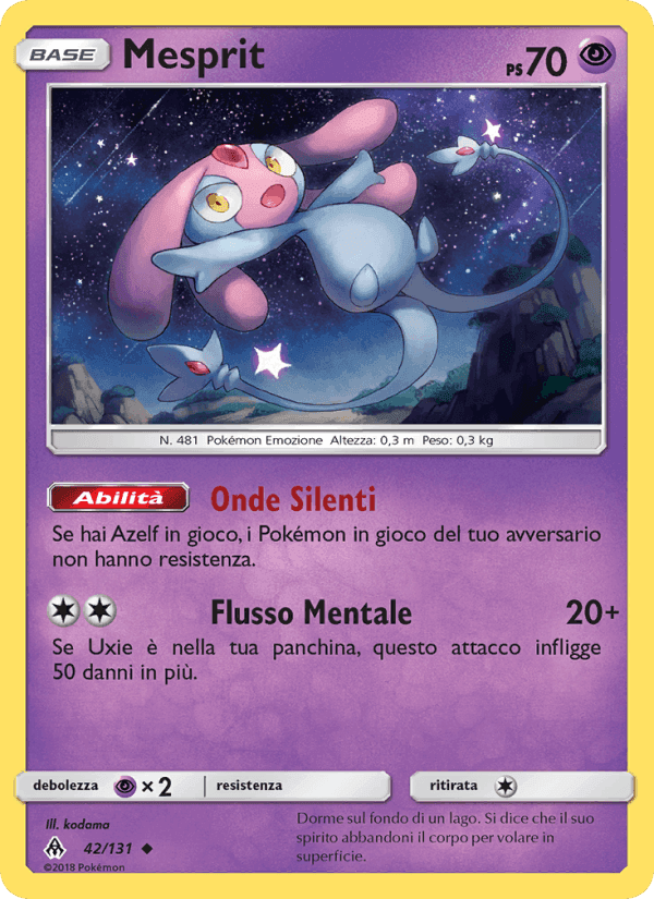 Mesprit, carta 42 di Apocalisse Di Luce