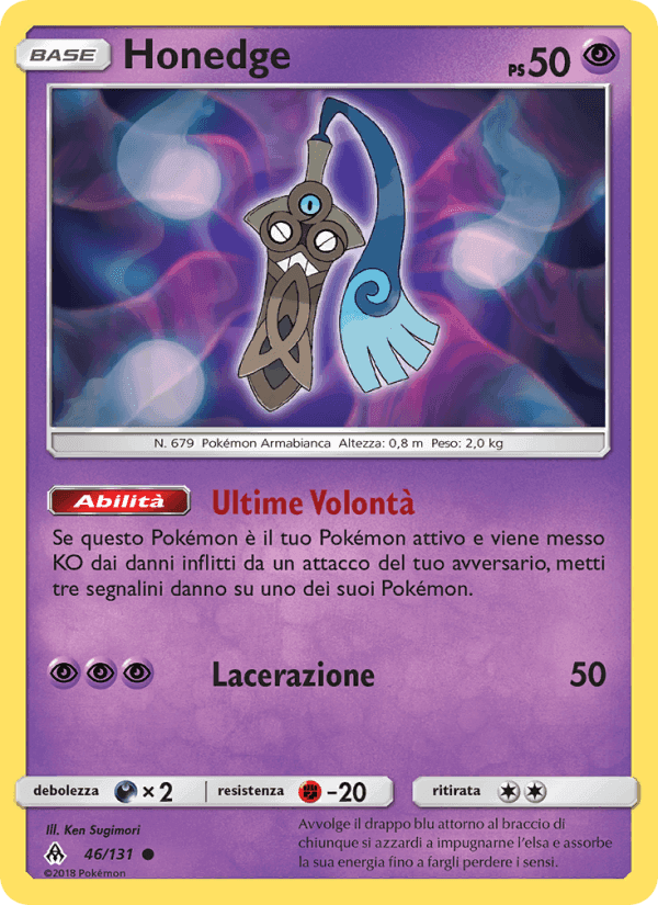 Honedge, carta 46 di Apocalisse Di Luce